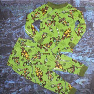Nickelodeon 2 Piece Pajama Set 2015 Teenage Mutant Ninja Turtles SIZE 6